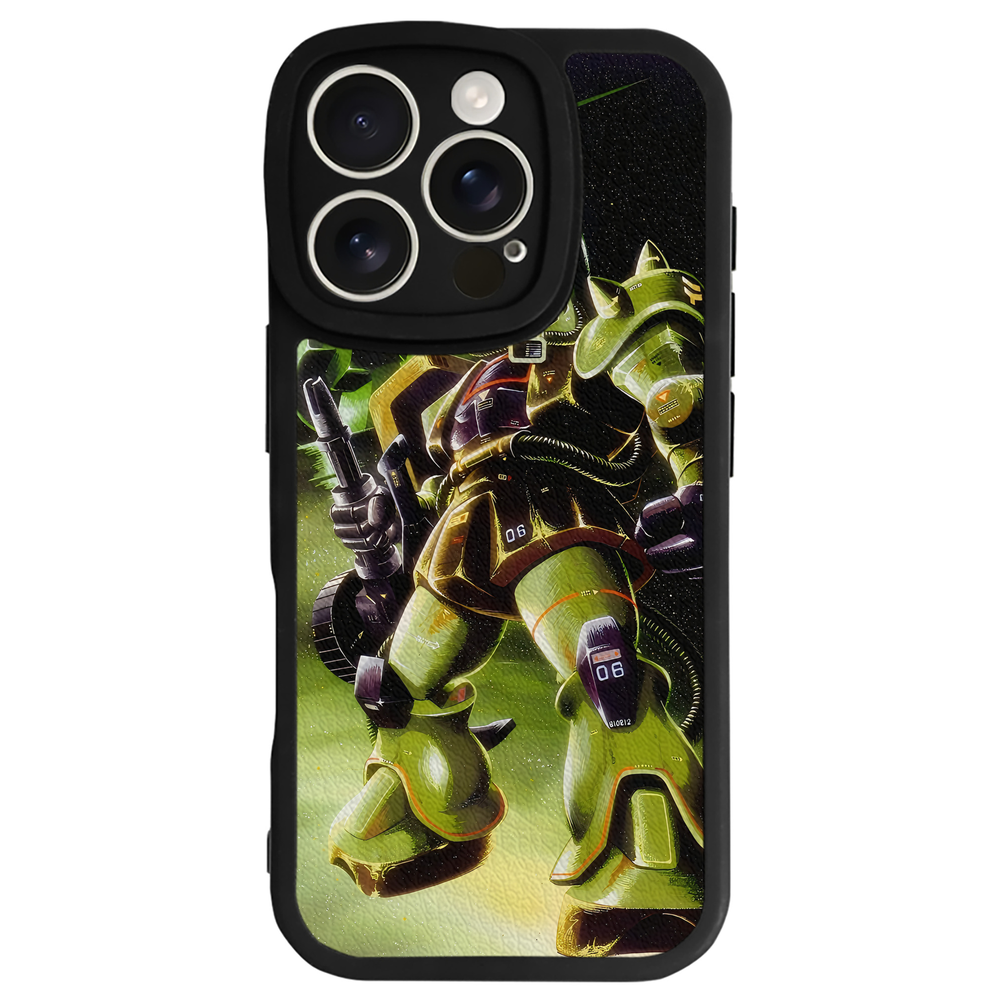 （画像用） 機動戦士ガンダム Mobile Suit Gundam 【iPhone 16シリーズ対応】シリコンスマホケース（レザー調） 材質：シリコン